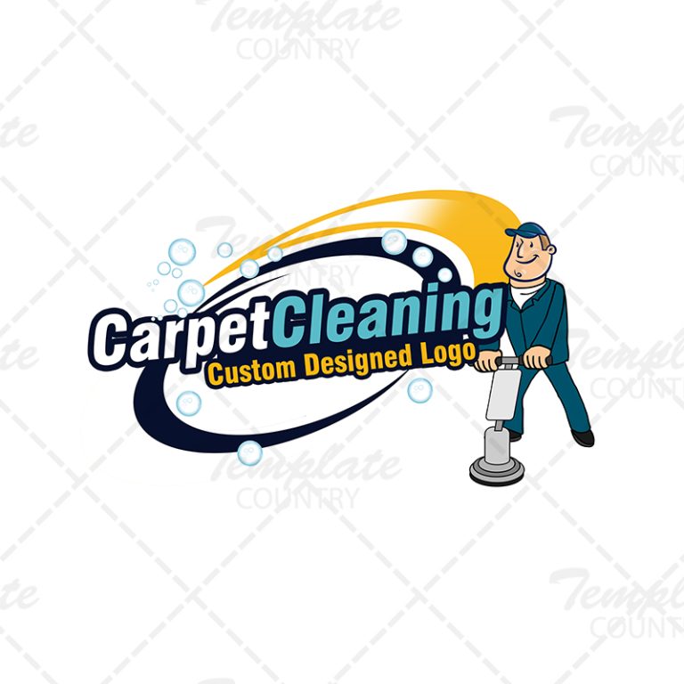 Carpet Cleaning Logo 1 Template Country